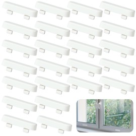 Pack of 40 Window Slot Caps, Drain Hole Covers, Water Slot Caps, Replacement Drainage Caps for Plastic and Aluminium Profile Window Frames