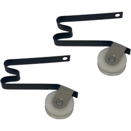 Easy Fix Hardware M Shaped Style Screen Door Roller with Nylon Wheel | Roller Replacement for Sliding Patio Screen Door Repair | Nylon Roller for Sliding Door Repair Fix Repair Sliding Door (2 Pack)