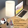 Dreamholder Table Lamp with 3 USB Charging Ports, Modern Desk