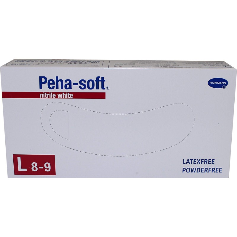 Glove Nitrile peha Soft Blan 8 – 9 g 100U