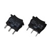 2pcs KCD4-3NC 3 Pins 3 Positons Double Side Momentary in-Out
