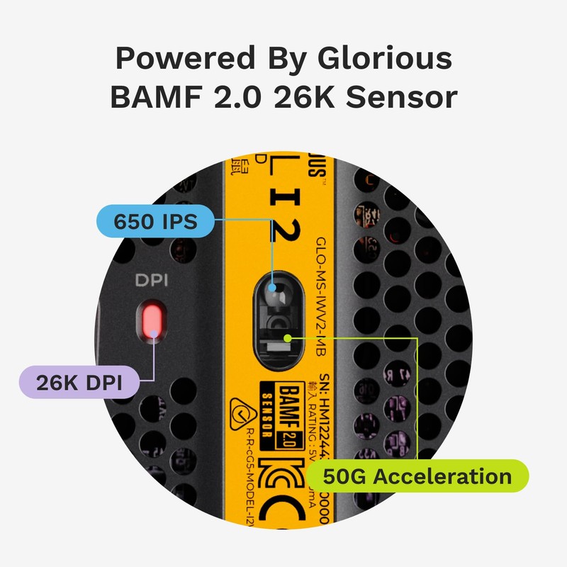 Glorious Gaming Model I 2 Wired Gaming Mouse: 9 Programmable