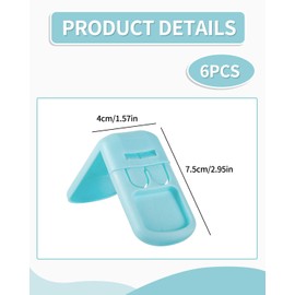 LOZTBUE LOZTBUE 6 Pcs Wardrobe Drawer Closing Blocks Without Perforation Safety Block Wardrobe Fridge