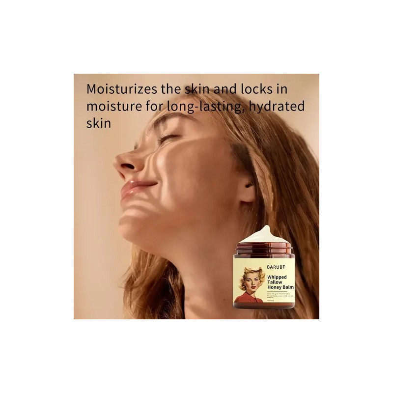 Bálsamo Facial Sebo De Res Miel Crema Hidratante Piel Seca2