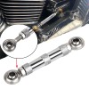 Unbranded Chrome CNC Shift Linkage Mid Controls Shifter Link For