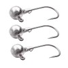 AIMALL 20PCS Jig Heads High Chemically Sharpened Hooks, Fishing Tackle