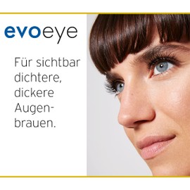 EVOBEAUTÉ evoeye Eyebrow Formula 6 ml I Augenbrauenserum für dichte Augenbrauen in 8-12 Wochen I Augenbrauen Serum mit revitalisierenden Peptiden