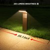 JOFIOS Solar Pathway Lights 4 Pack with Warm White and