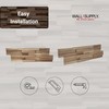 Wall!Supply 3D Wall Panels – Reclaimed Modern Asian Teak Wood