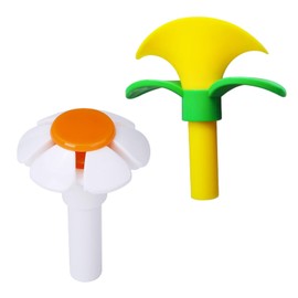 2PCS Cat Fountain Replacement Flower Nozzle Head for Round Cubic Top Water Dispen Feeding & Watering Supplies