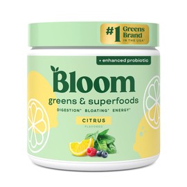 Bloom Nutrition Superalimento Verdes En Polvo, Enzimas Digestivas Con Probióticos Y Prebióticos, Salud Intestinal, Alivio De La Inflamación Para...   