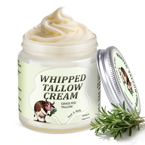 Whipped Tallow Cream - Beef Tallow Skin Care, Face and
