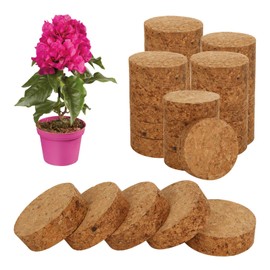 Oungy 80 PCS Invisible Pot Feet with Non Slip Surface 2 inch Dia Cork Plant Pot Feet Riser Solid Corkwood Planter Feet Lifter for Indoor Outdoor Plants Planters Flowers Pots