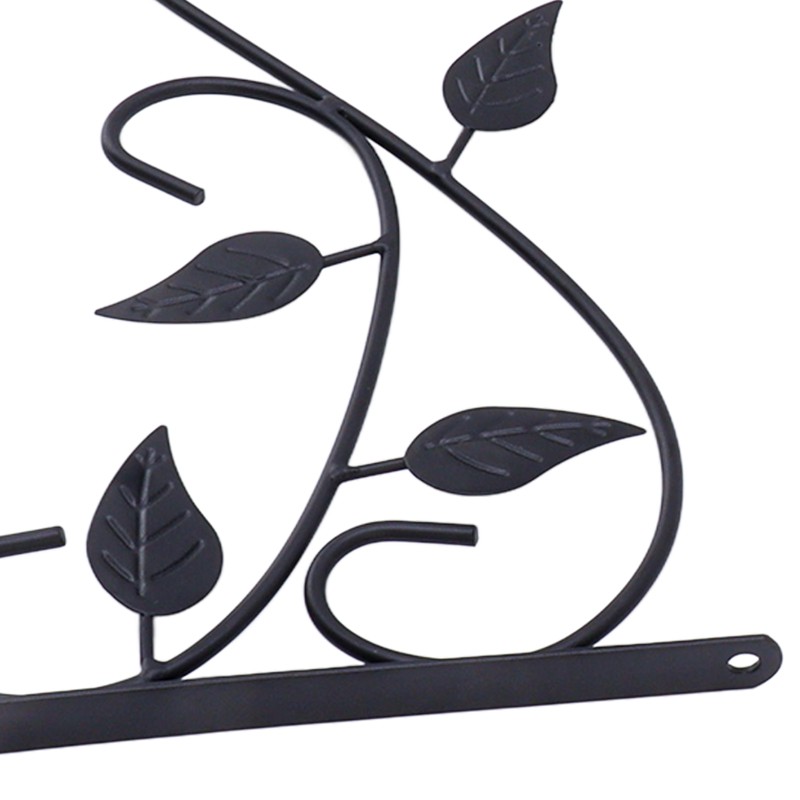 2pcs Hanging Plant Bracket Heavy Duty Rust Resistant Durable Iron