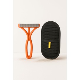 JUNIORE Electrostatic Pet Hair Remover Glove & Lint Remover Brush