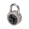 Dial Combination Lock Heat Treatment Hardened Steel Security Waterproof for