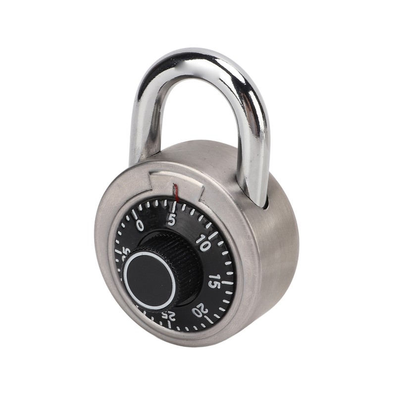 Dial Combination Lock Heat Treatment Hardened Steel Security Waterproof for