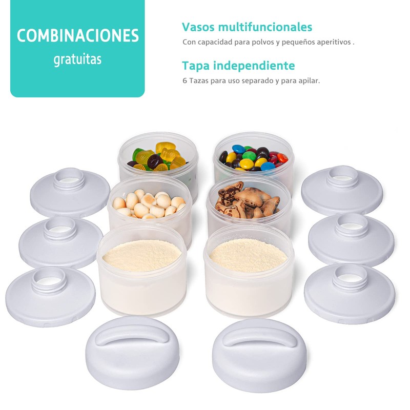 Termichy Dosificador de Leche en Polvo Dispensadores de Leche en