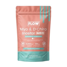 Myo y D-Chiro Inositol | Flow Supplements - 400 g en polvo - Mezcla Óptima 40:1 de Myo y D-Chiro Inositol - Suplemento en Polvo - 9 g por porción - 44 días de suministro - 100% Natural