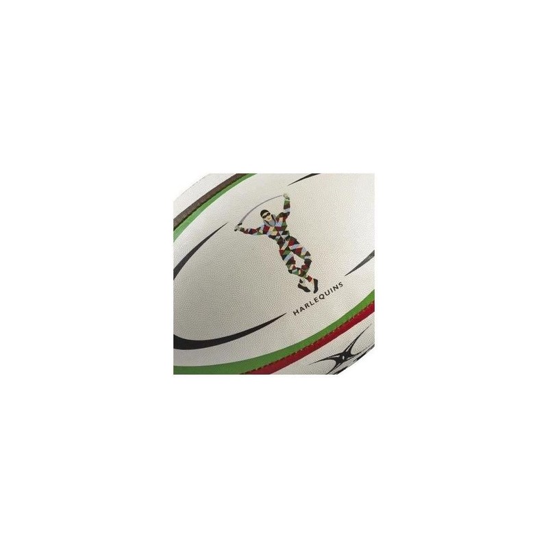 Harlequins Midi Replica Rugby Ball - White - size Midi