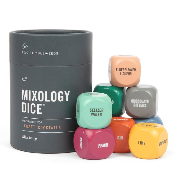 Two Tumbleweeds Mixology Dice - New Edition: Set of 9