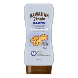 Protector Solar Hawaiian Tropic Ozono Fps 50+ 2 Pzs De 240ml