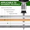Mellewell #8 x 3/8" Self Tapping Gutter Screws, Black Painted