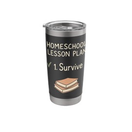 Homeschool Mom Mama Bear Homeschooling Gift Teacher Mom Stainless Steel Insulated Tumbler