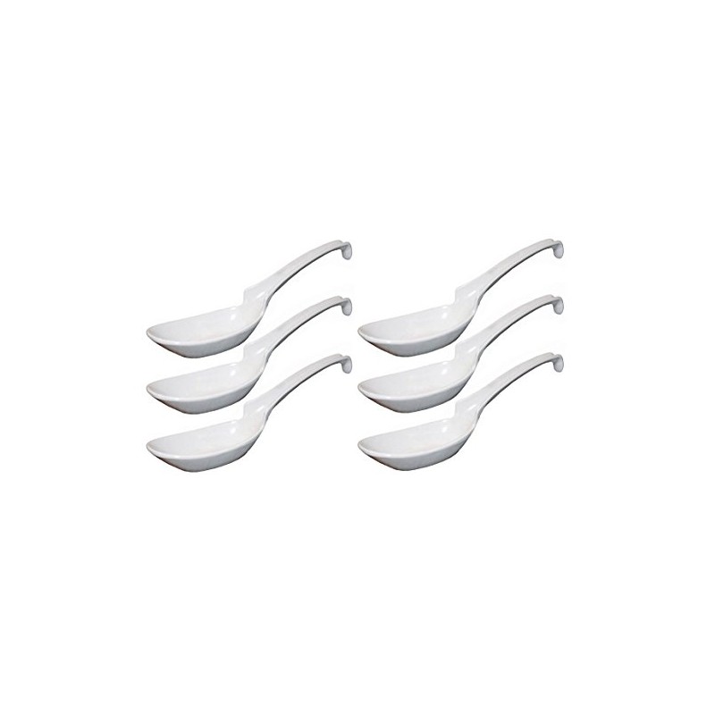 Happy Sales Melamine Soba, Rice Spoons, Chinese Won Ton Soup