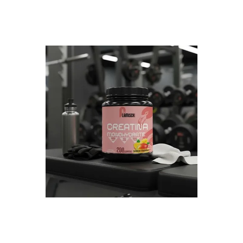Creatina Monohidratada 1kg Flamish 200 Servicios Sabores