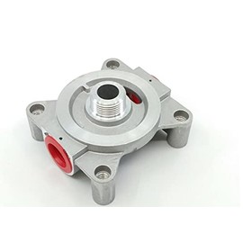 142784S Fuel Filter Head Fleetguard Base for FF104, FF105, FF105C, FF213, FS1000, FS1212, FS1242. Replaces Baldwin FB1311, Donaldson P562262