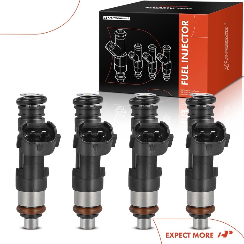 A-Premium Set of 4 Fuel Injectors Compatible with Volkswagen Jetta