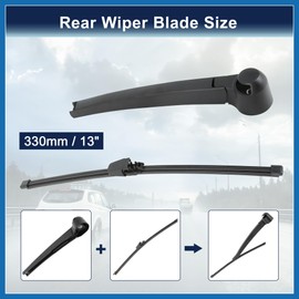 A ABSOPRO Rear Windshield Wiper Blade Arm Set for VW Golf MK4 1997-2003 - 330mm 13inch Item Replacement