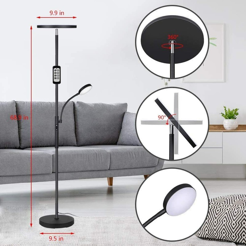 Dimunt Floor Lamp - LED Floor Lamps for Living Room