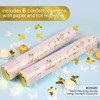 PrimePure White Confetti Cannon Party Poppers - Butterfly Shaped Confetti