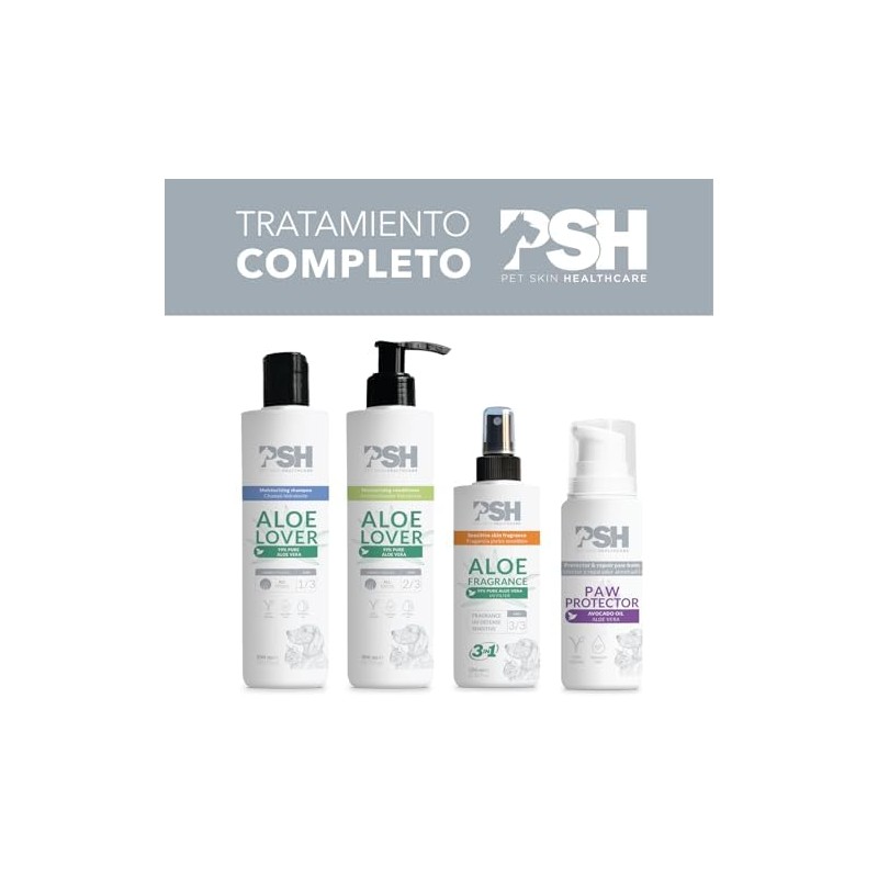 PSH PET SKIN HEALTHCARE Aloe Lover Shampoo, Limpiador para Mascotas,