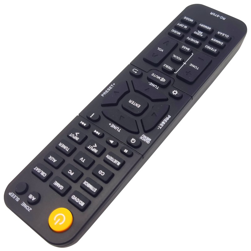 INTECHING RC-970R AV Receiver Remote Control for Onkyo HT-R398, HT-S3910,