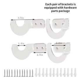 BYTOTU Lightsaber Wall Mount-Light Saber Mount for Wall-Light Saber Wall Mount Holder-Lightsaber Stand-Lightsaber Holder Wall Mount-Lightsaber Placement Display-(Swords Not Included)