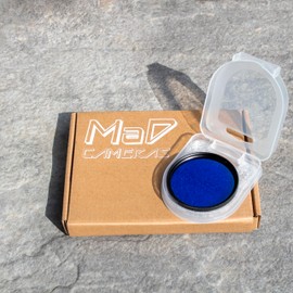 MaD Cameras 49mm Blue Full Colour Correction Camera Lens Filter ideal for for Black and White Photography