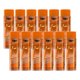 HI-TECH Orange Pop Foaming Citrus Cleaner Degreaser – Heavy Duty Multi-Surface Spray with D-Limonene – Industrial Strength – 12 Pack – Pleasant Citrus Scent