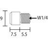 Best Screwed Shelf Dowels, W1/4 x 0.4 inches (9 mm),