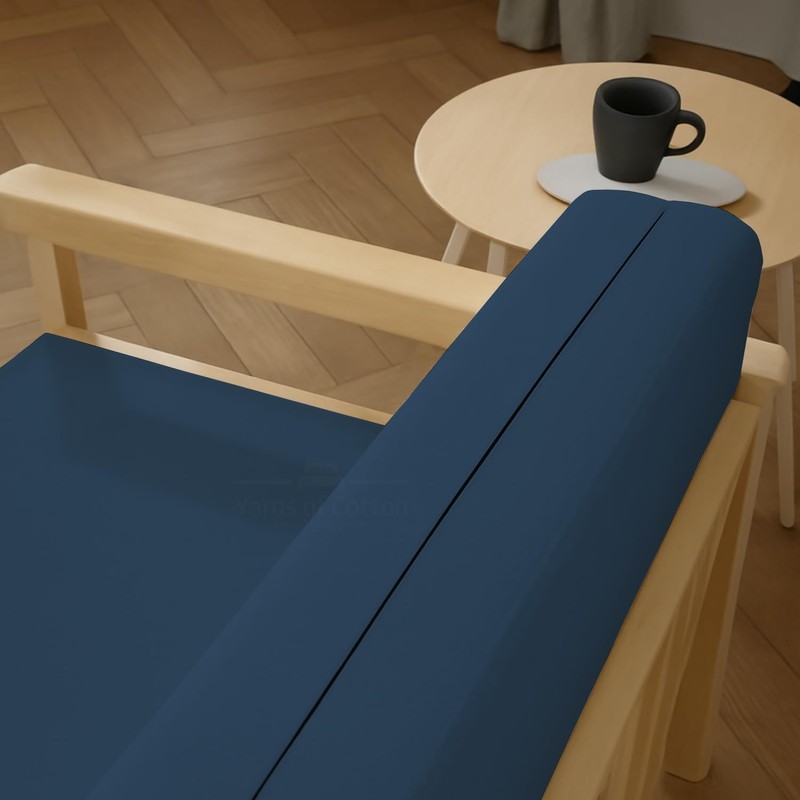 Full Size Armless Futon Covers - 100% Egyptian Cotton 600