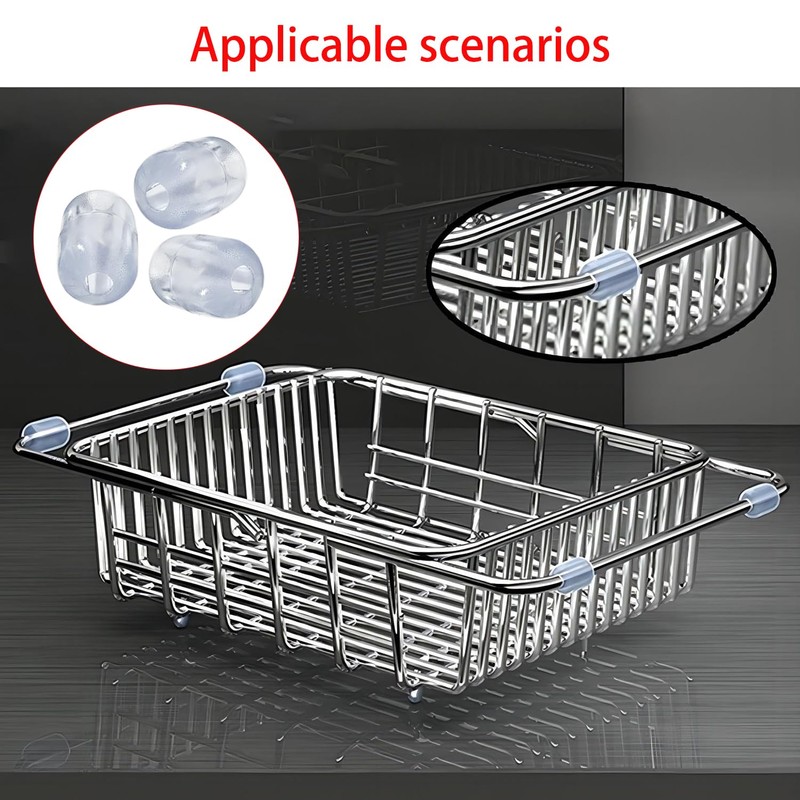 Qrity Pack of 20 Sink Feet, Kitchen Sink Rack Feet,