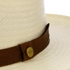 Stetson Fallkirk Fedora Toyo Straw Hat - Natural Coloured Hat