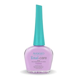 MASGLO ADVANCED BASE Total Care es una base recuperadora de uñas especialmente formulada para tratar las uñas dañadas por el uso excesivo de productos