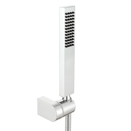 Gaosin Brass Handheld Shower High Pressure Single Function Hand Shower Head with Adjustable Wall Connector Holder and 1.5 Meter Hose Set Chrome