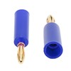 10PCS Banana Plugs 4mm Audio Jack Connector Solderless Six Blade