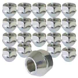 Pack of 20 Wheel Nuts Open Taper Collar 60° M12 x 1.5 Compatible with Hyundai