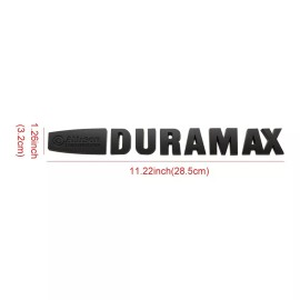 Unbranded 2PC Allison Duramax Hood Emblem Badge For Silverado 2500 3500HD Matte Black