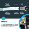 Eastman 12 Ft. Dishwasher Installation Kit, Braided Stainless Steel Supply